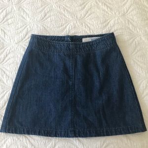 Brandy Melville size 23 xs/xxs mini jean skirt